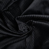 Velours 100% coton côtelé noir