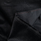 Velours 100% coton côtelé noir