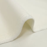 Velours côtelé coton 3 mm blanc cassé