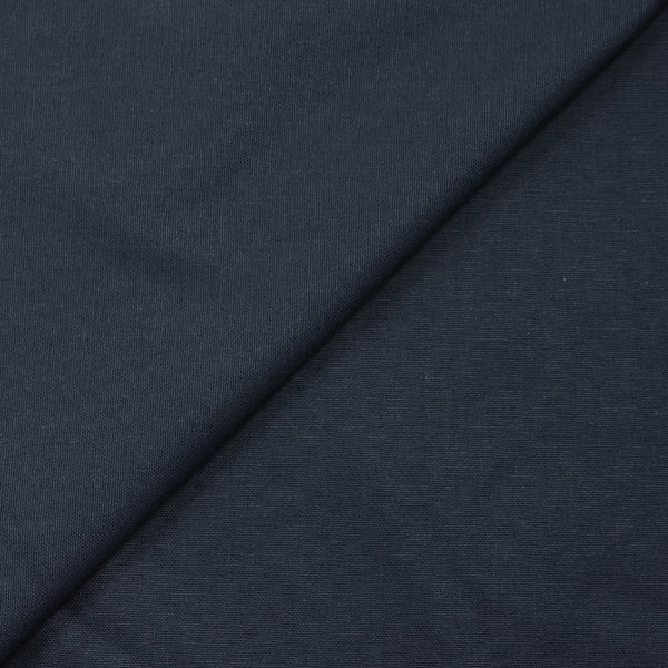 Coton uni bleu nuit