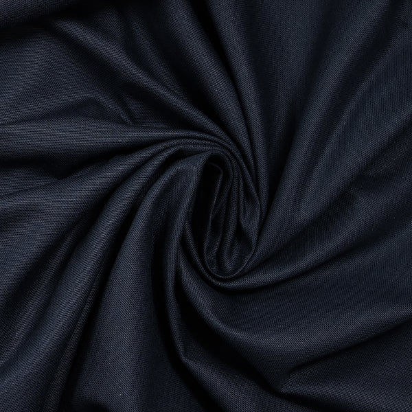 Coton uni bleu nuit
