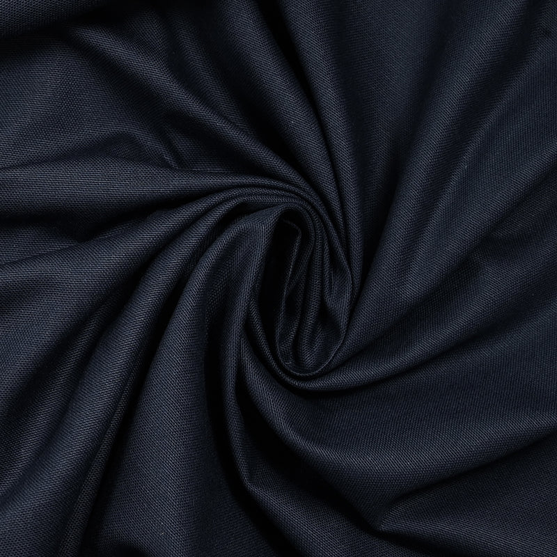 Coton uni bleu nuit