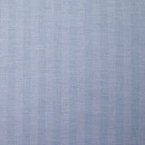 Coton tissé teint rayé chevrons bleu ciel chiné