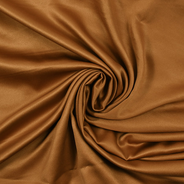 Satin de polyester léger cuivre