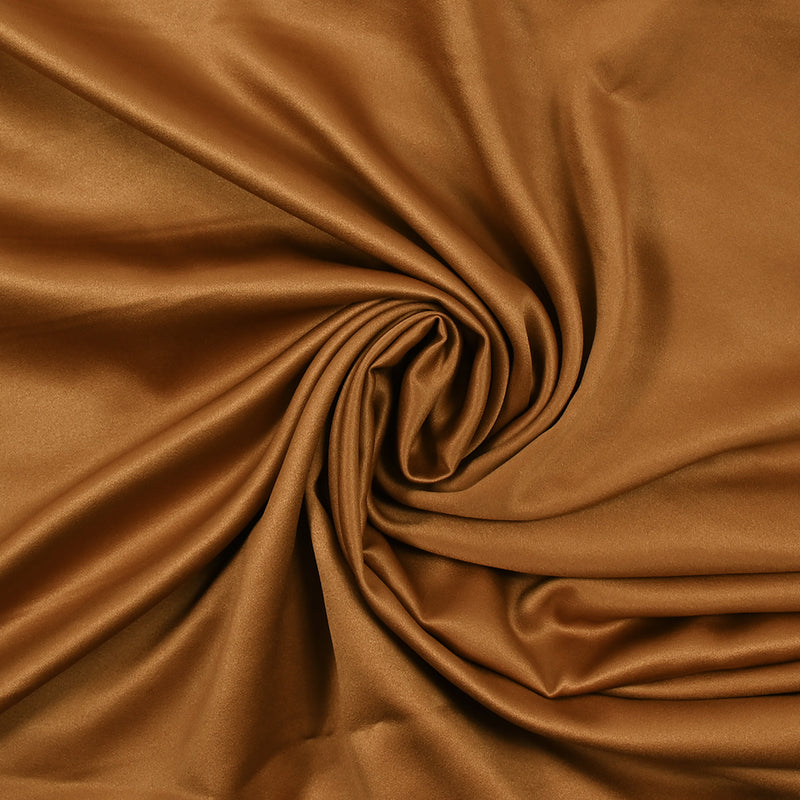 Satin de polyester léger cuivre