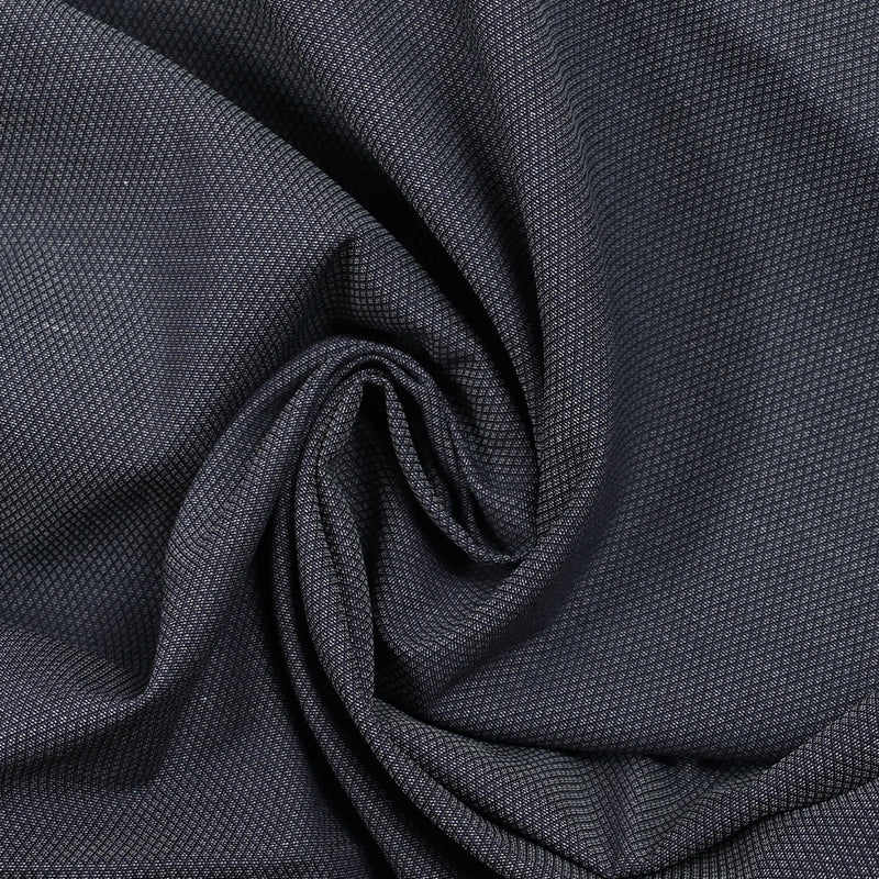 Coton tissé teint fantaisie losange bleu nuit