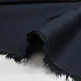 Coton uni bleu nuit