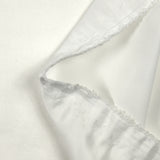 Satin de polyester léger blanc
