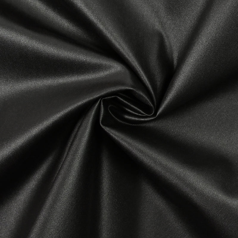 Sergé de coton imperméable noir