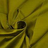 Satin duchesse soie mélangée olive