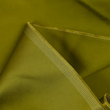 Satin duchesse soie mélangée olive