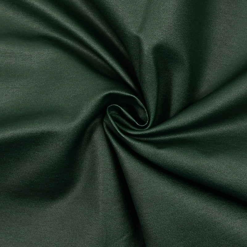 Sergé de coton élasthanne imperméable vert forêt