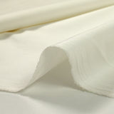Sergé de coton élasthanne blanc cassé
