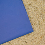 Chambray de coton bleu