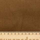Velours côtelé coton 2 mm marron noisette