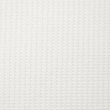 Jersey 100% coton nid d'abeille blanc