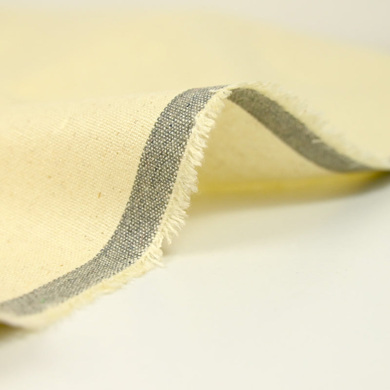 Lin viscose moucheté crème