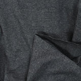 Jersey de coton gris anthracite chiné