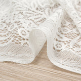 Dentelle polyester Paula blanc cassé