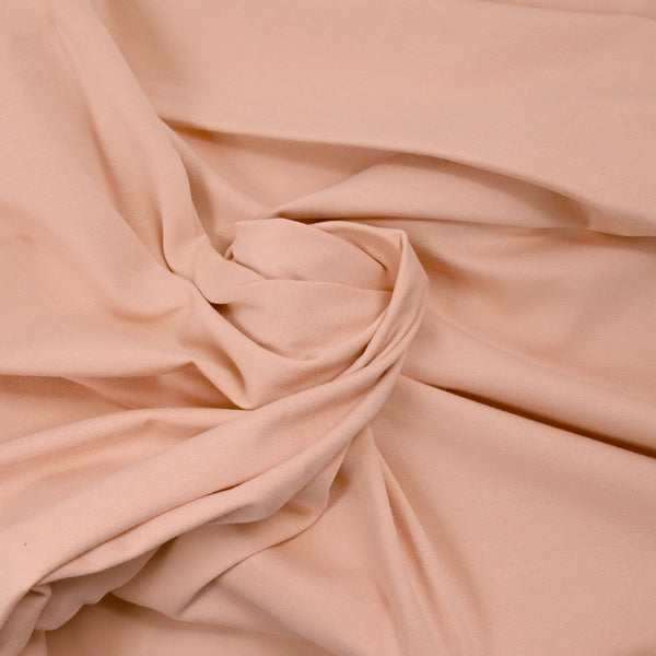 Jersey de coton rose pêche