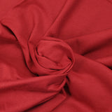 Jersey de coton rouge pivoine
