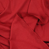 Jersey de coton rouge pivoine