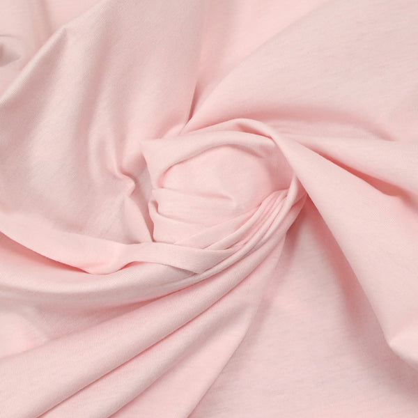 Jersey de coton rose clair