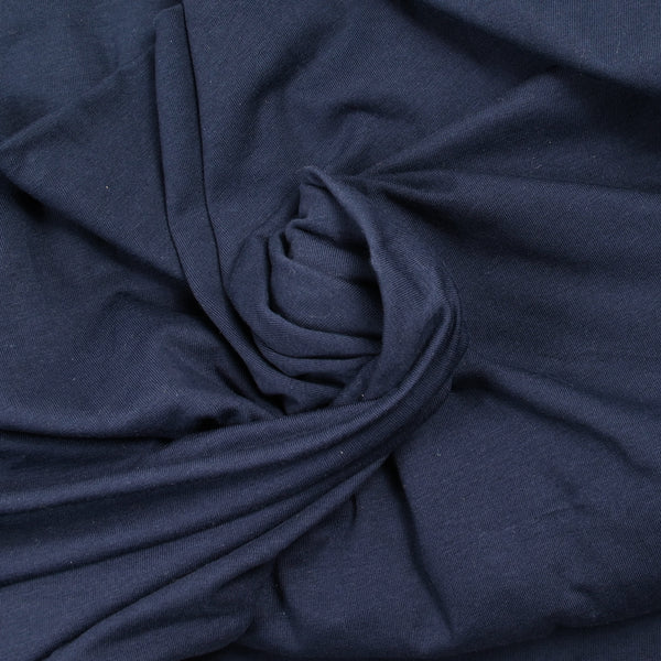 Jersey de coton marine