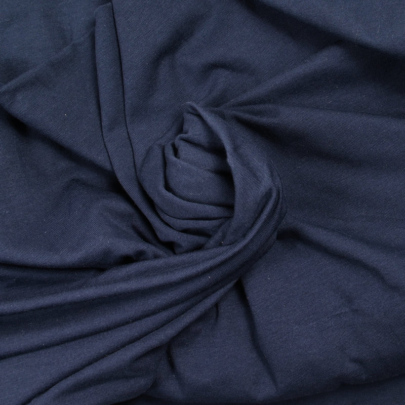 Jersey de coton marine