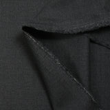 Tissu tailleur laine mélangée fantaisie anthracite fond noir
