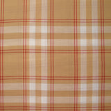 Voile de coton tissé teint à carreaux fond chair
