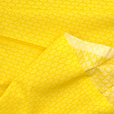 Cotton Popeline Printed Shell Yellow Background