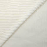 Maille côtelée viscose légère blanc cassé