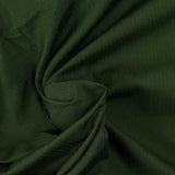 Forest green striped polyester