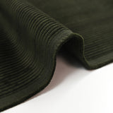 Pana de algodón verde militar de 3 mm.