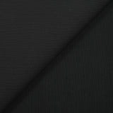 Jersey de viscose côtelé bord-côte noir