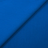 Jersey de viscose côtelé bord-côte bleu cobalt