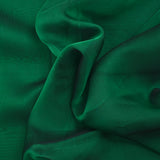 100% muselina de seda liso verde oscuro cambiando a negro