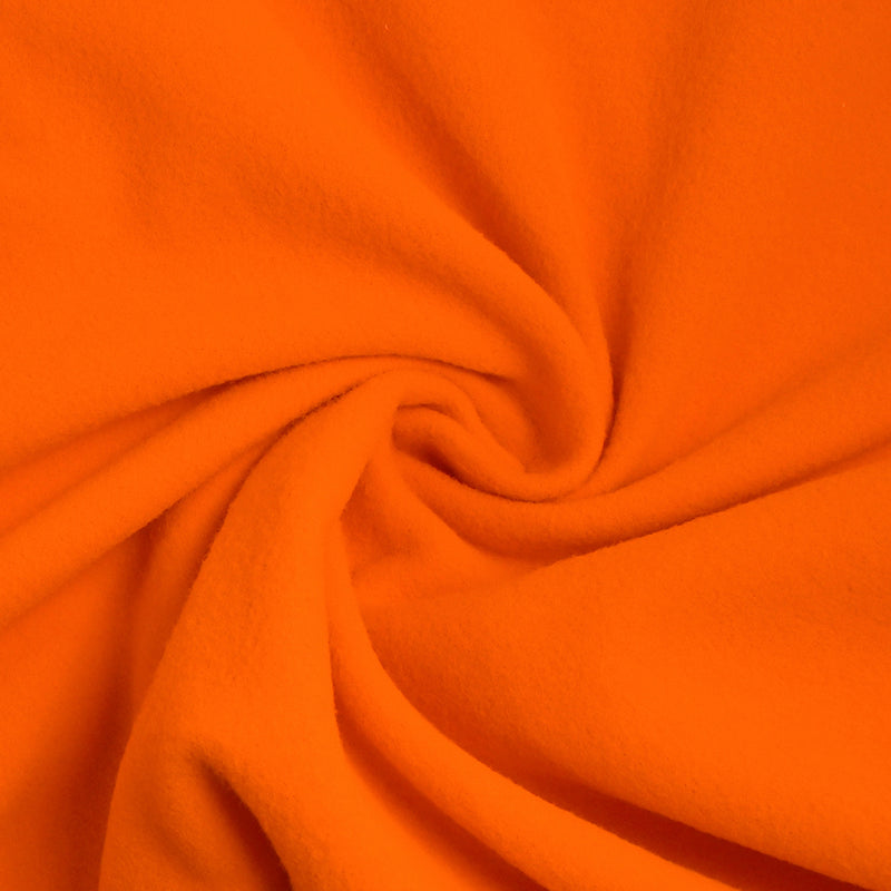 Polaire polyester orange fluo