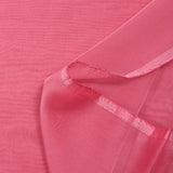 Mousseline 100% soie unie framboise changeant fuchsia