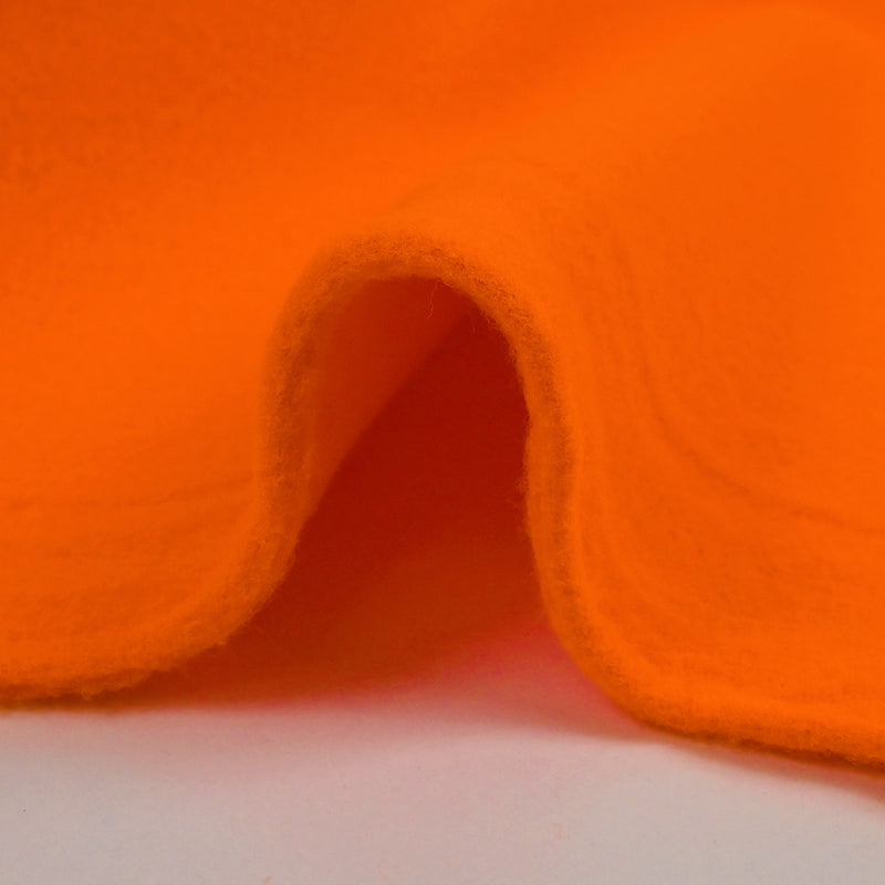 Polaire polyester orange fluo