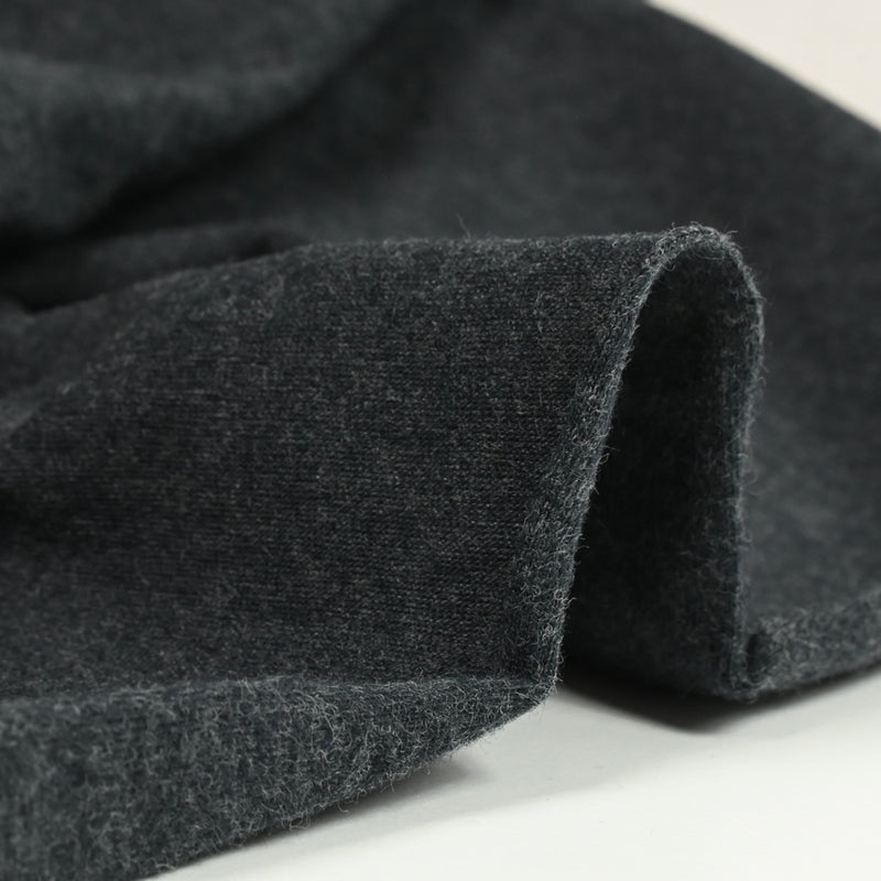 Jersey de coton gris anthracite chiné
