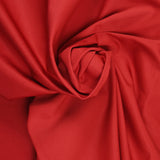 Sergé de polycoton rouge