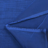 100% muselina de seda liso azul oscuro cambiando a negro