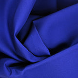 Sergé de polycoton bleu