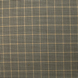 Laine Prince-de-Galles stretch marron et beige fond blanc cassé