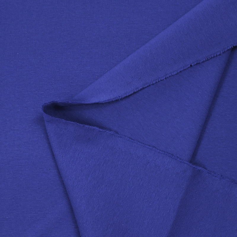 Jersey de coton bleu roi