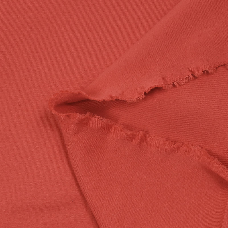 Jersey de coton corail