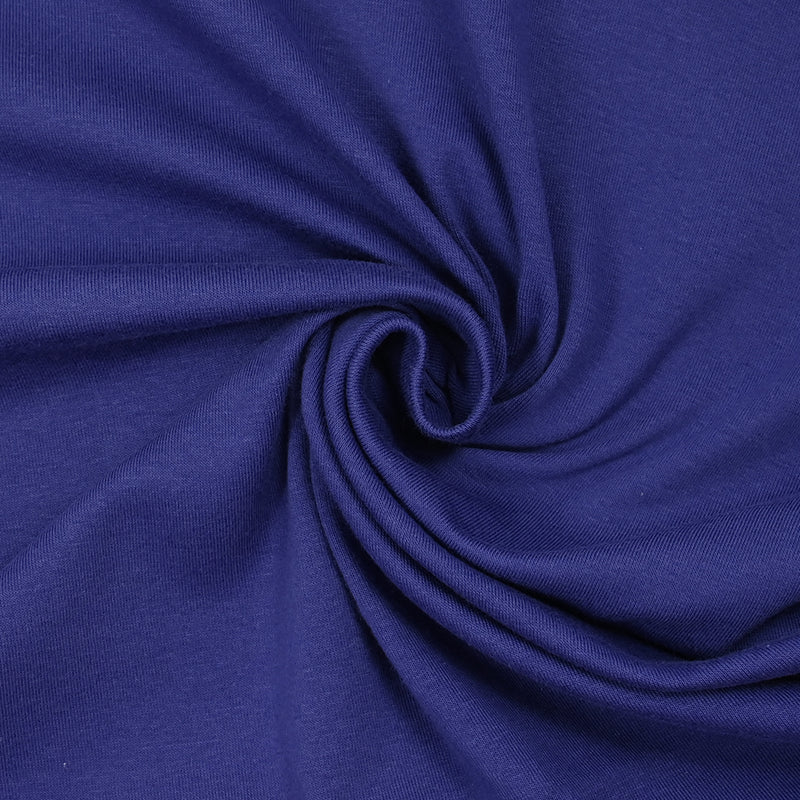 Jersey de algodón azul índigo