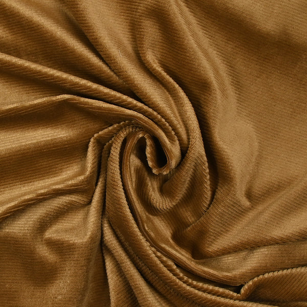Jersey de velours côtelé tout doux ocre